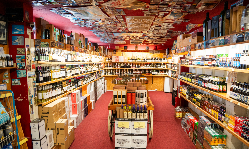 Inside the shop