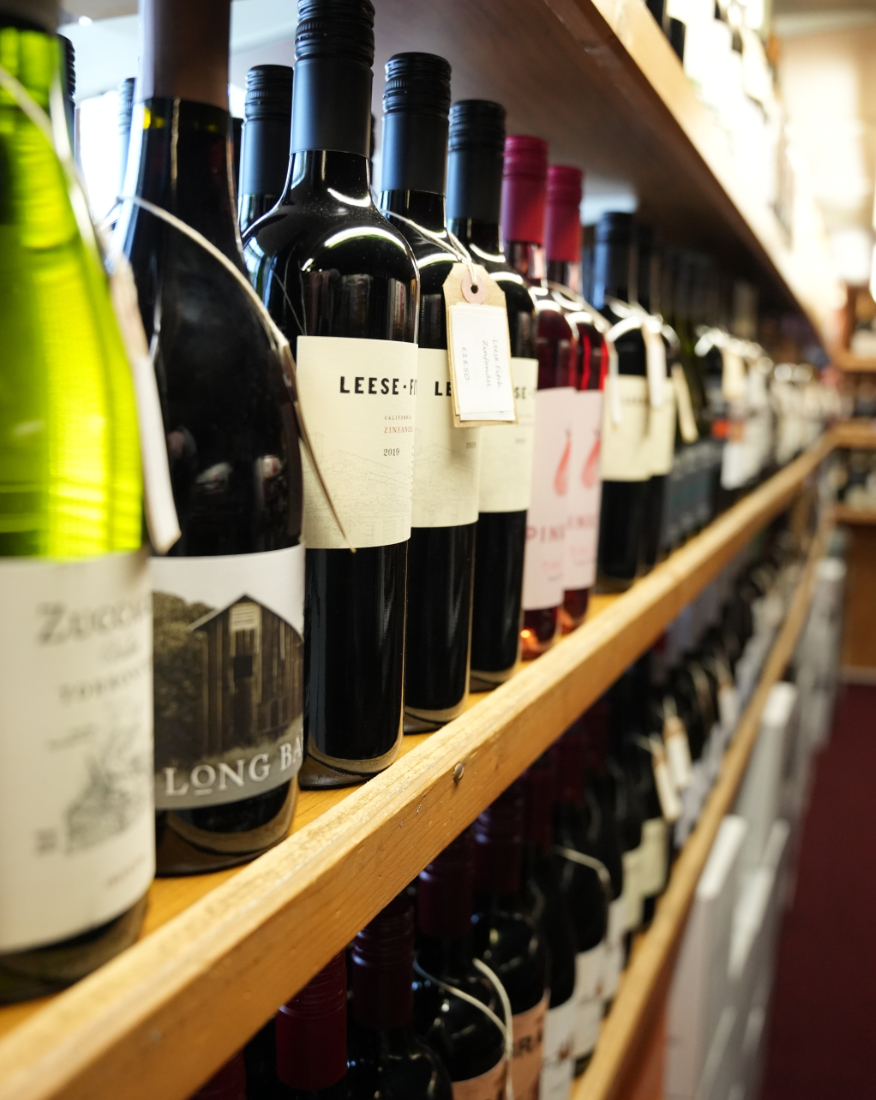 Close up of bottles