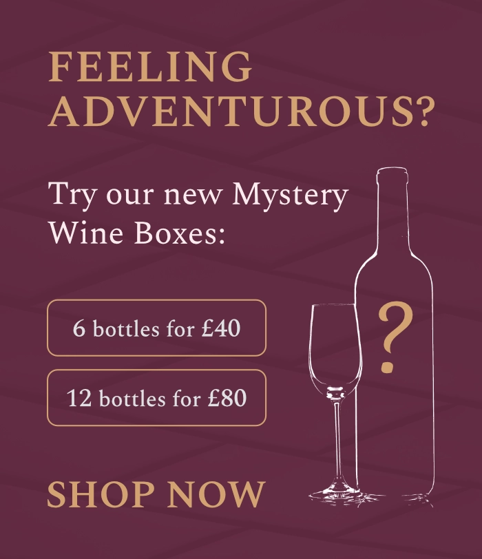 Mystery wine boxes: 6 bottles for £40 or 12 bottles for £80