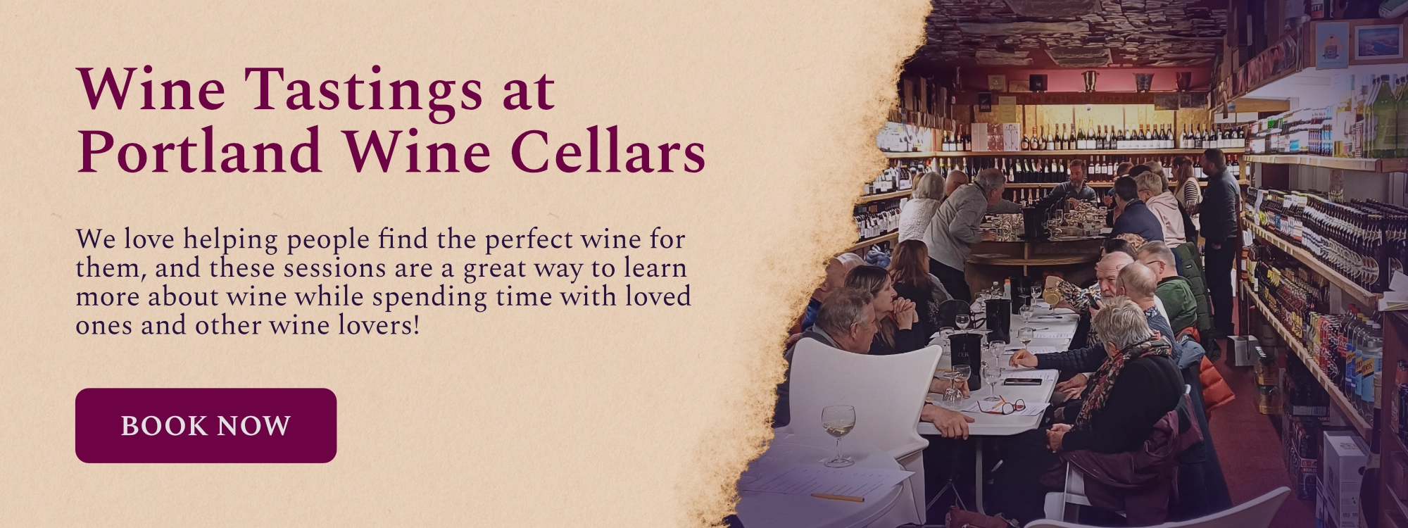 Book your place for our 2026 wine tasting events